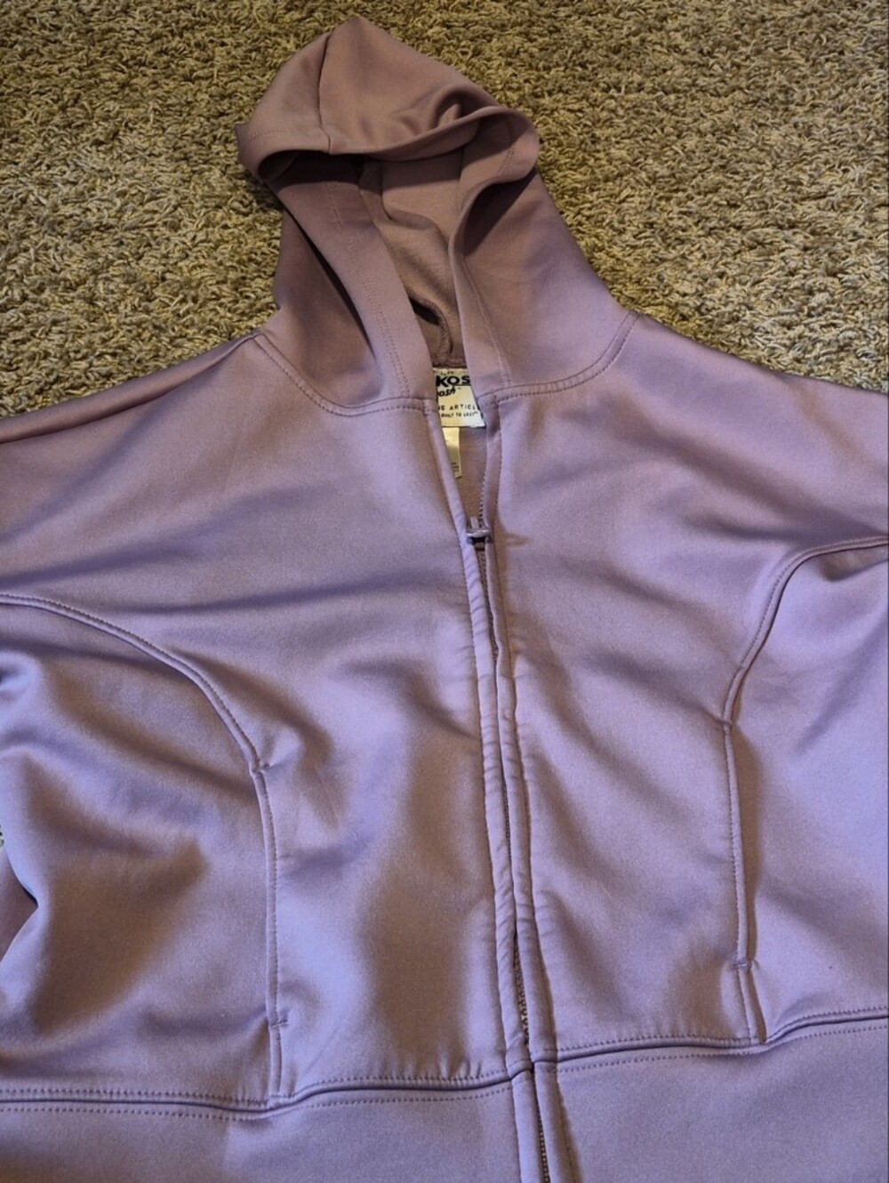 OshKosh B'gosh Lavender Zip-Up Hoodie